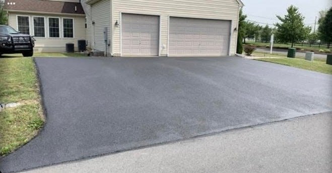 Triplex driveway paving project in Kearneysville, WV